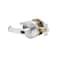 Trans Atlantic Co. LSV Saturn Standard Duty Brushed Chrome Grade 2 Commercial Storeroom Lever with Door Handle Lock and IC Core DL-LSV80IC-US26D - alternate 1